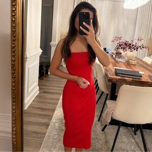 H&M tight red dress